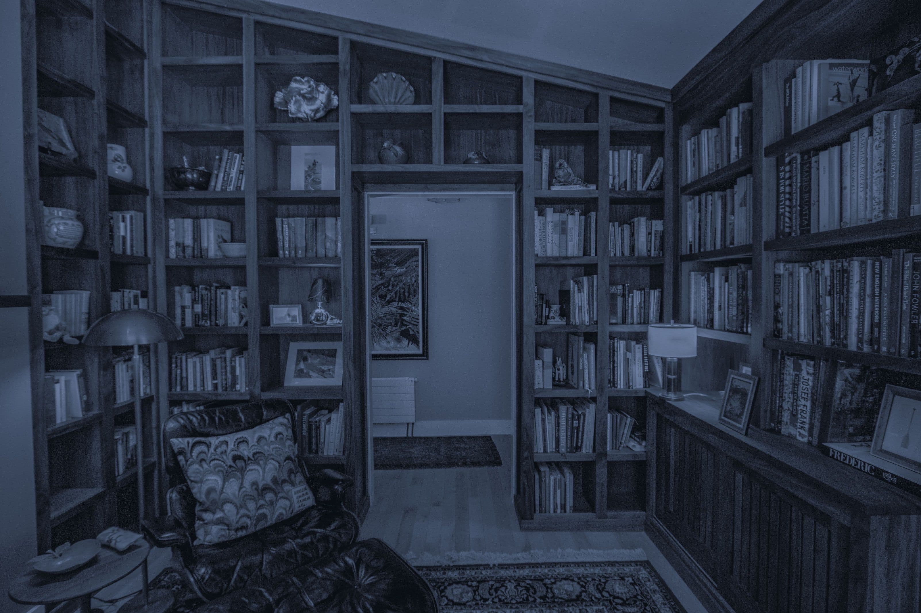 Home Library in Bath, Maine
